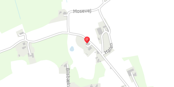 Trafikstøjkort på Halen 11, 8300 Odder