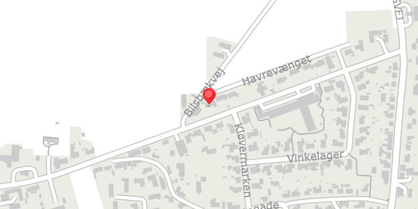 Trafikstøjkort på Havrevænget 21, 8300 Odder