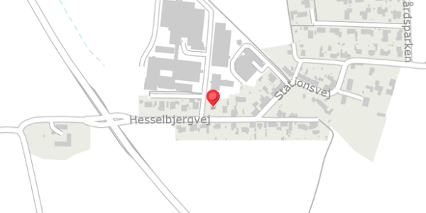 Trafikstøjkort på Hedegårdsvej 2, 8300 Odder