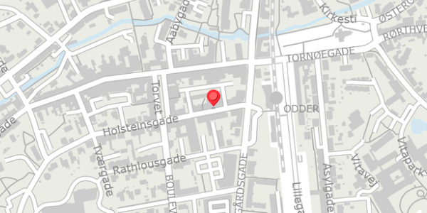 Trafikstøjkort på Holsteinsgade 8, 8300 Odder
