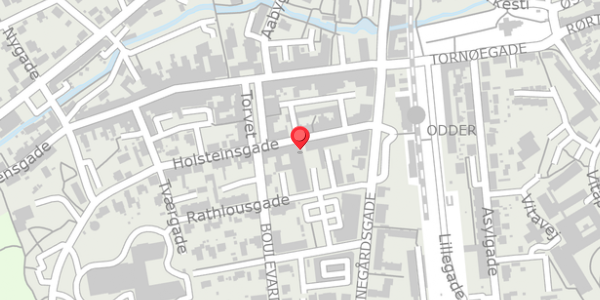 Trafikstøjkort på Holsteinsgade 11A, 8300 Odder