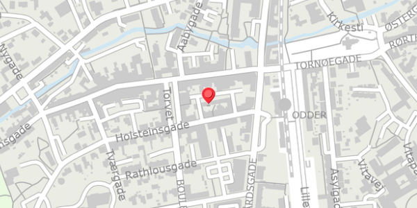 Trafikstøjkort på Holsteinsgade 12G, 8300 Odder