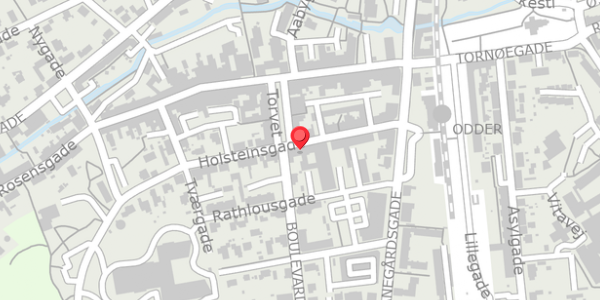 Trafikstøjkort på Holsteinsgade 15A, 2. , 8300 Odder
