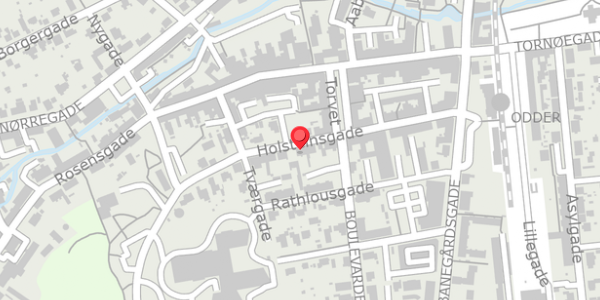 Trafikstøjkort på Holsteinsgade 21, 2. th, 8300 Odder