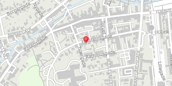 Trafikstøjkort på Holsteinsgade 27, 8300 Odder