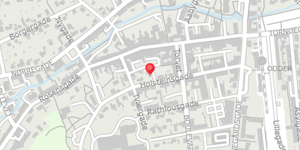 Trafikstøjkort på Holsteinsgade 28, 8300 Odder