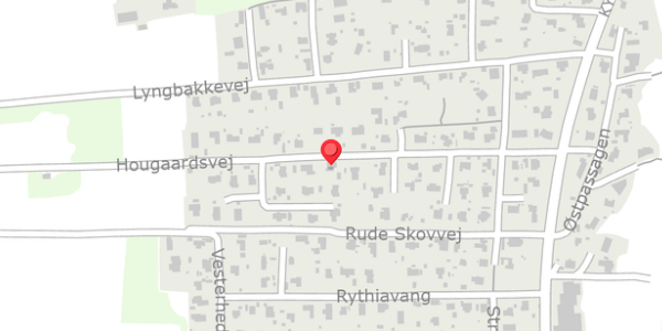Trafikstøjkort på Hougaardsvej 21, 8300 Odder
