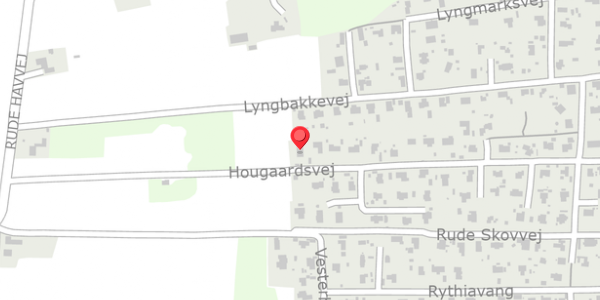 Trafikstøjkort på Hougaardsvej 36, 8300 Odder