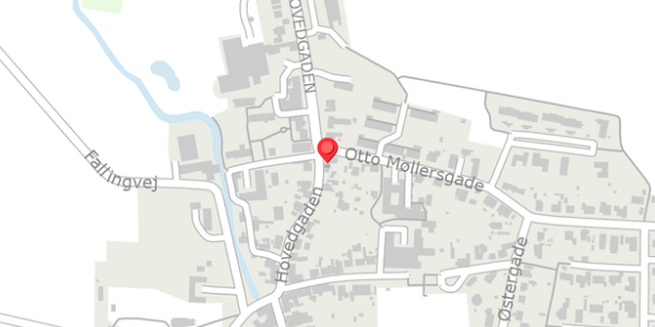 Trafikstøjkort på Hovedgaden 18, 8300 Odder