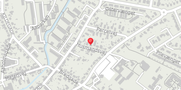 Trafikstøjkort på Husmandsvej 10, 8300 Odder