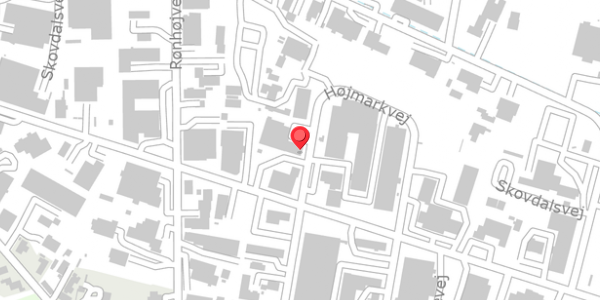 Trafikstøjkort på Højmarkvej 14, 8300 Odder