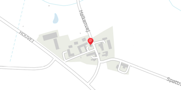 Trafikstøjkort på Hølkenvej 39, 8300 Odder