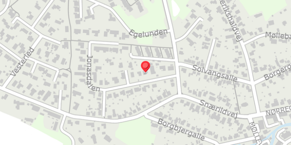 Trafikstøjkort på Jonasdalen 6, 8300 Odder