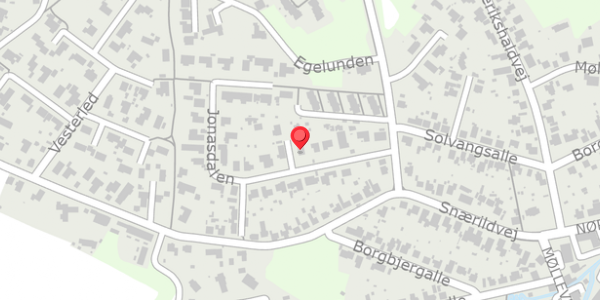 Trafikstøjkort på Jonasdalen 10A, 8300 Odder