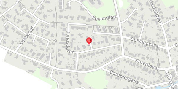 Trafikstøjkort på Jonasdalen 12A, 8300 Odder