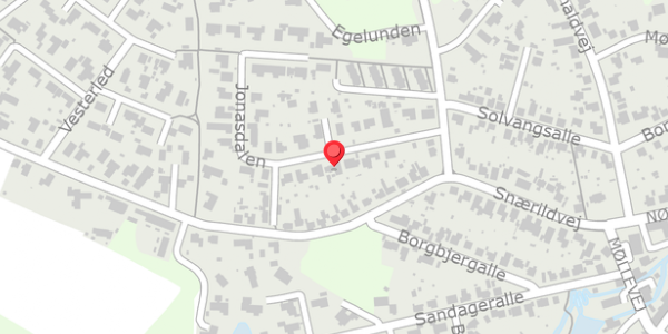 Trafikstøjkort på Jonasdalen 15, 8300 Odder