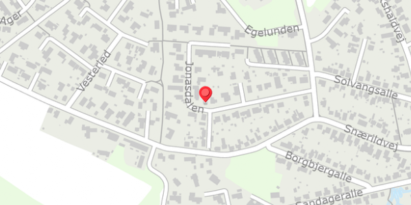 Trafikstøjkort på Jonasdalen 20, 8300 Odder