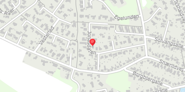 Trafikstøjkort på Jonasdalen 22, 8300 Odder