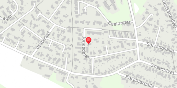 Trafikstøjkort på Jonasdalen 24, 8300 Odder