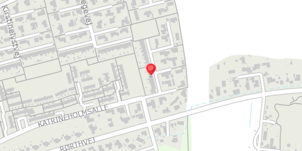 Trafikstøjkort på Katrineholmsalle 109, . , 8300 Odder