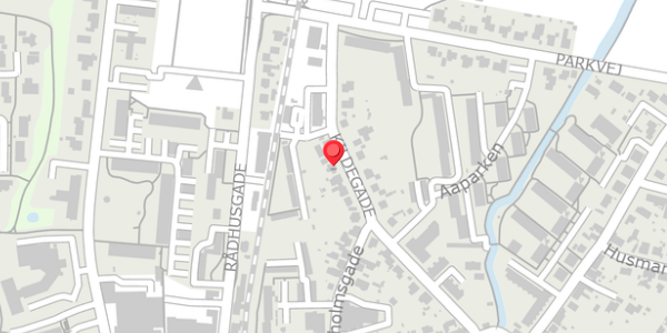 Trafikstøjkort på Kildegade 19, 8300 Odder