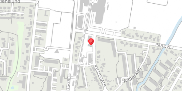 Trafikstøjkort på Kildegade 27, 1. th, 8300 Odder