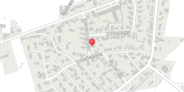 Trafikstøjkort på Kløvermarken 2, 8300 Odder