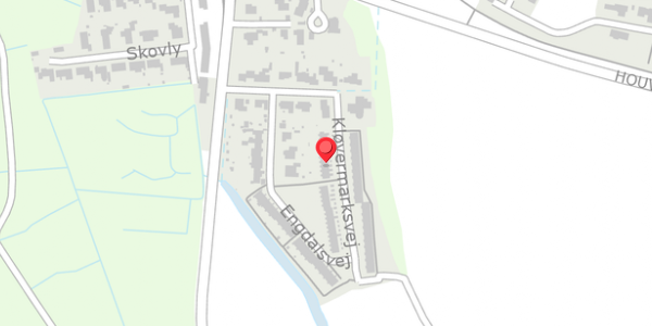 Trafikstøjkort på Kløvermarksvej 16, . , 8300 Odder