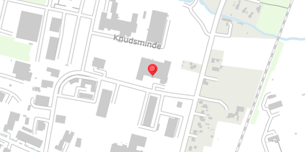 Trafikstøjkort på Knudsminde 2, 8300 Odder