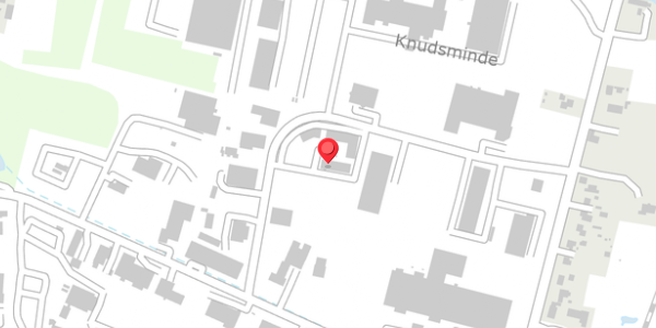 Trafikstøjkort på Knudsminde 7A, 8300 Odder