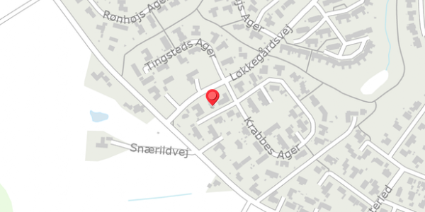 Trafikstøjkort på Krabbes Ager 4, 8300 Odder