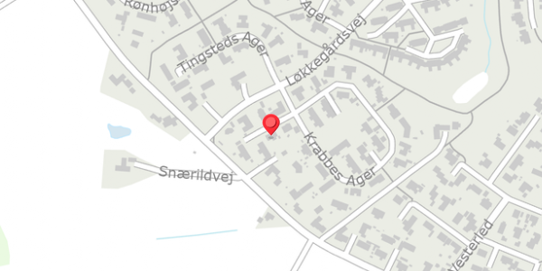 Trafikstøjkort på Krabbes Ager 14, 8300 Odder