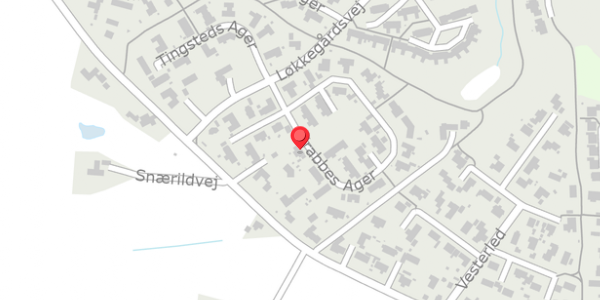 Trafikstøjkort på Krabbes Ager 18, 8300 Odder