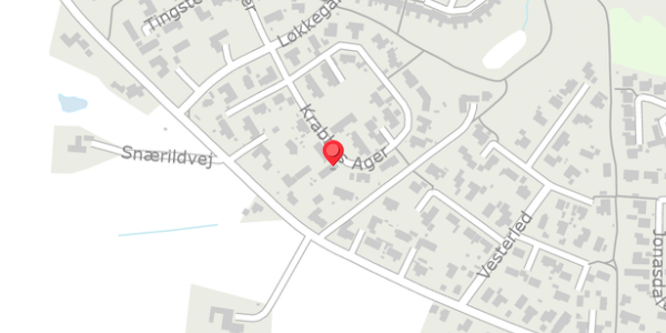 Trafikstøjkort på Krabbes Ager 22, 8300 Odder