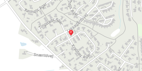 Trafikstøjkort på Krabbes Ager 48, 8300 Odder