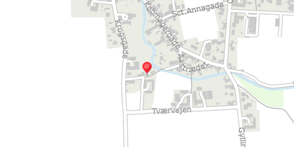 Trafikstøjkort på Krogen 7, 8300 Odder
