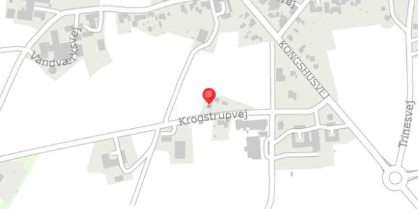 Trafikstøjkort på Krogstrupvej 12, 8300 Odder