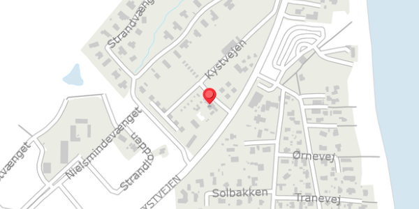 Trafikstøjkort på Kystvejen 5, 8300 Odder