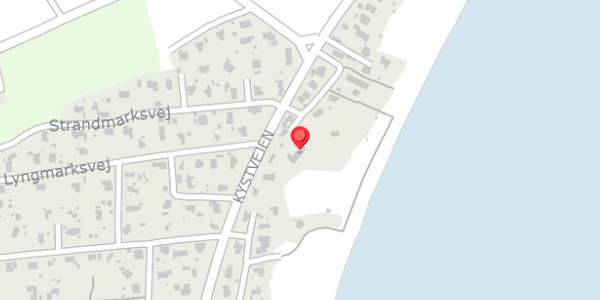 Trafikstøjkort på Kystvejen 144, 8300 Odder