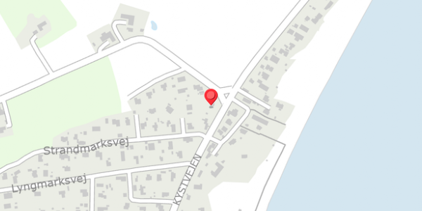 Trafikstøjkort på Kystvejen 151, 8300 Odder