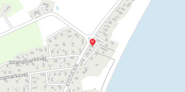 Trafikstøjkort på Kystvejen 154, 8300 Odder