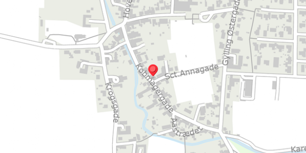Trafikstøjkort på Købmagergade 17, 8300 Odder
