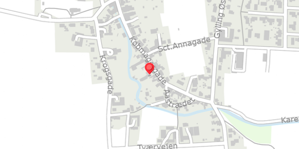 Trafikstøjkort på Købmagergade 22, 8300 Odder
