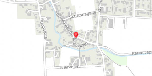 Trafikstøjkort på Købmagergade 28B, 8300 Odder