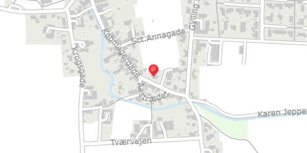 Trafikstøjkort på Købmagergade 29, 8300 Odder