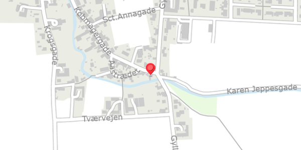 Trafikstøjkort på Købmagergade 38, 8300 Odder