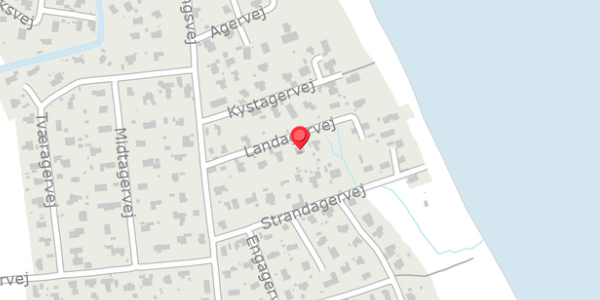Trafikstøjkort på Landagervej 10, . , 8300 Odder
