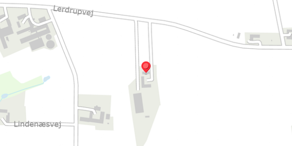 Trafikstøjkort på Lerdrupvej 35, 8300 Odder