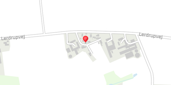 Trafikstøjkort på Lerdrupvej 71, 8300 Odder