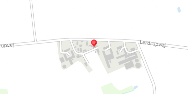 Trafikstøjkort på Lerdrupvej 77, 8300 Odder
